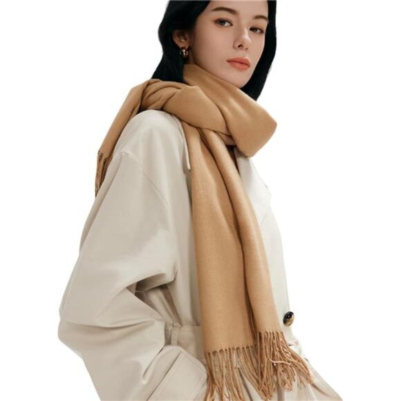 Womens Pashmina Shawl Scarf Wrap Soft Lightweight Winter Wedding Evening Party - Picture 4 of 7